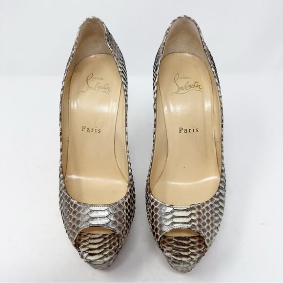 Christian Louboutin Peep Toe Platform Heels  EU 36.5 - Picture 4 of 11